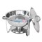 4 PACK Catering Stainless Steel Chafer Chafing Dish Sets 5QT Party Dinner Pack